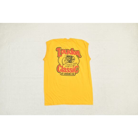 Vintage 1984 Loudon Classic Motorcycle Racing T-Shirt Regular Size L - Picture 4 of 8